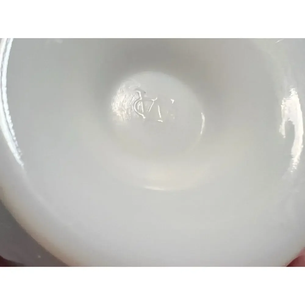 Vintage Westmoreland Milk Glass Paneled Grape Sugar Bowl Footed USA